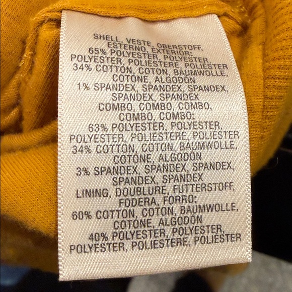 Saturday Sunday Anthropologie Mustard Yellow Quilted Boho Bomber Jacket Size L - Picture 7 of 9